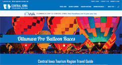 Desktop Screenshot of iowatourism.com