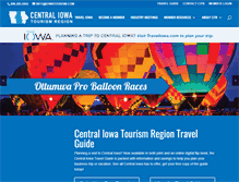 Tablet Screenshot of iowatourism.com